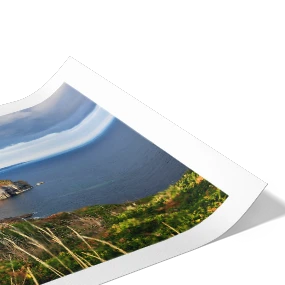 Papier d'art seul avec marge blanche